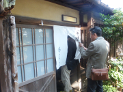 茶がゆ　塔の茶屋入口　いらっしゃい！